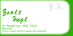 zsolt hugl business card